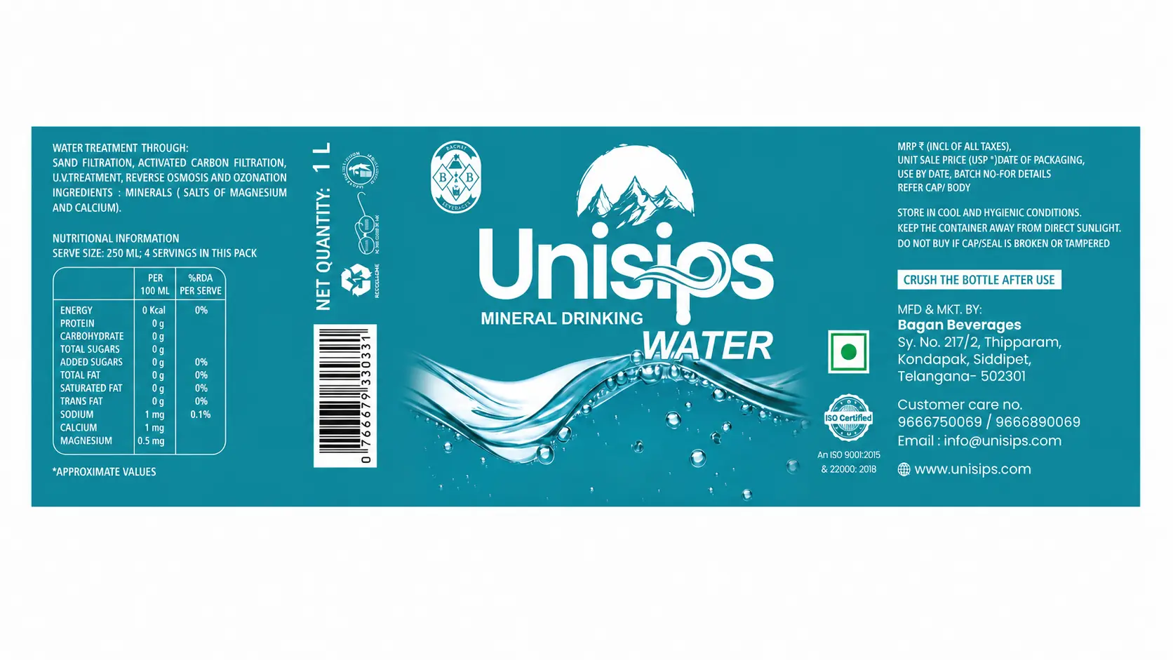 1 Liter Product Details