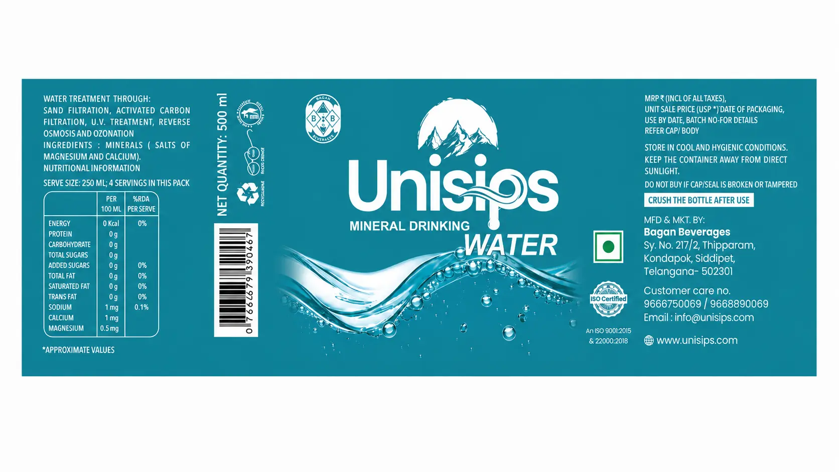 500 ML Product Details