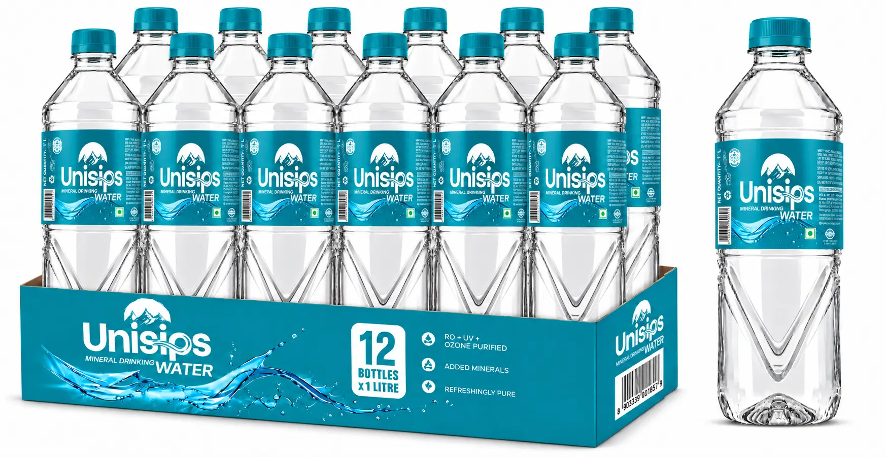 Unisips 1 Litre case of 12